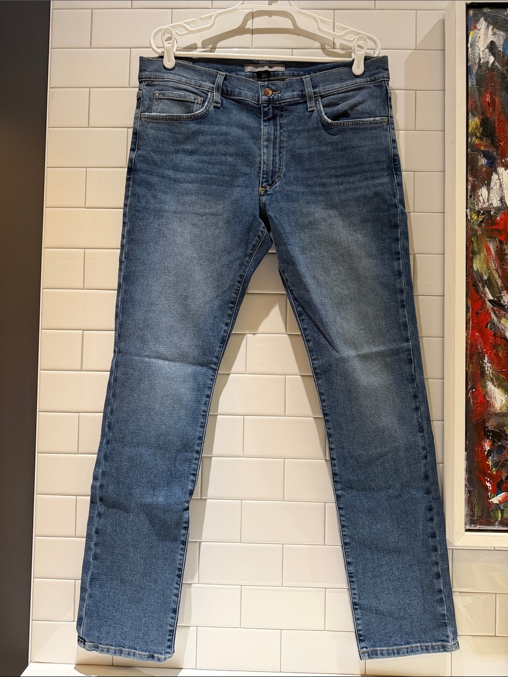 NWT 36x32 Joe's Jeans The Slim Fit in Wardner Medium Blue Wash